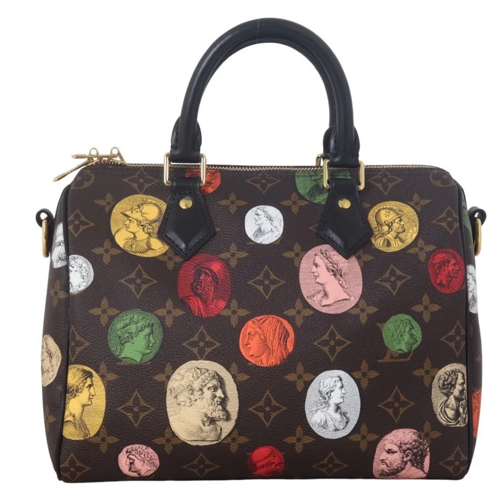 Louis Vuitton x Fornasetti Cameo speedy Bandouliere 25 like new - Picture 3 of 13